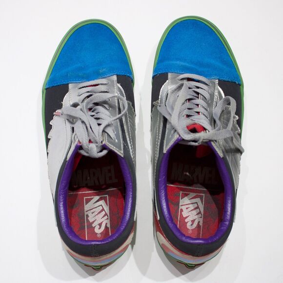 Vans X Marvel Limited Edition Avengers Captain America Old Skool Shoes Men Sz 10 main image 9
